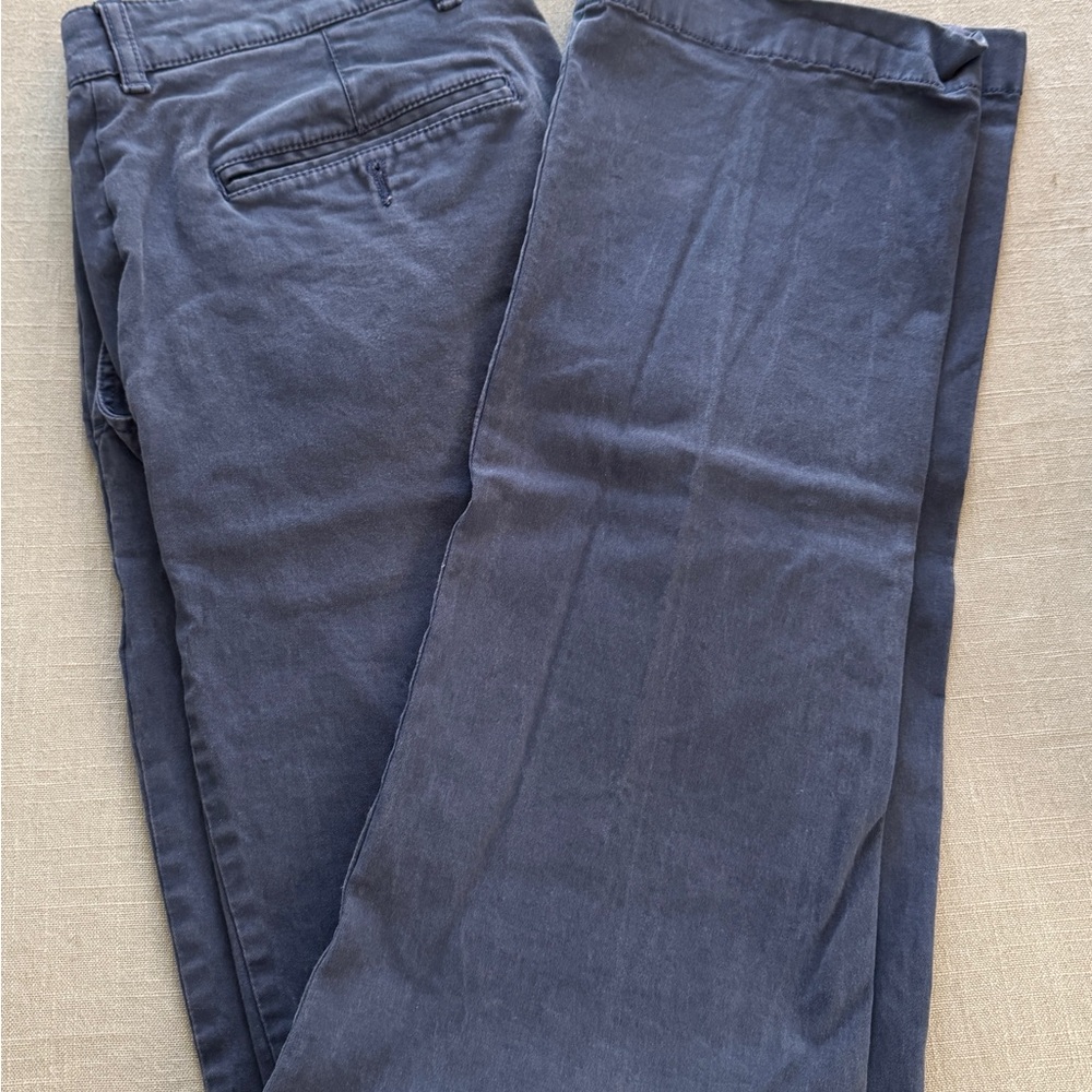 L.L. Bean Men's Dark Blue Chinos